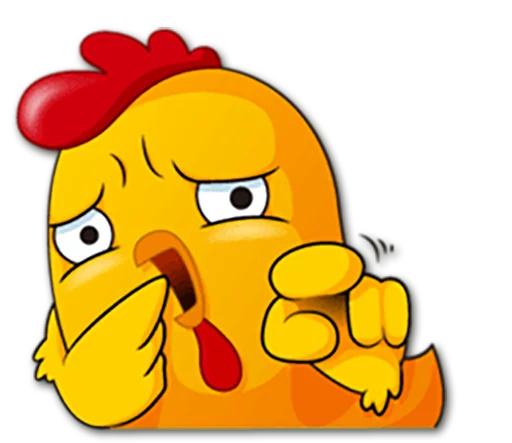 👆 Стикер «Hot Chicken» для Telegram