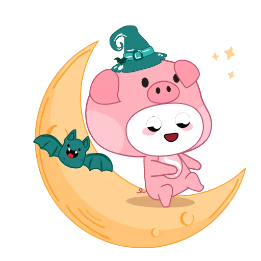 🌘 Стикер «Hot Cross» для Telegram