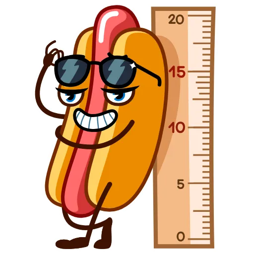 😎 Стикер «Juicy Hot Dog» для Telegram