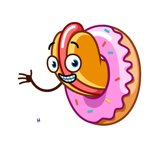 👋 Стикер «Juicy Hot Dog» для Telegram