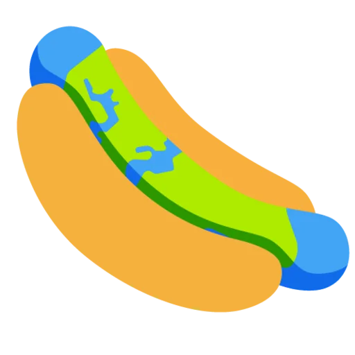 🌎 Стикер «hot dogi dog» для Telegram