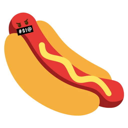 🤬 Стикер «hot dogi dog» для Telegram