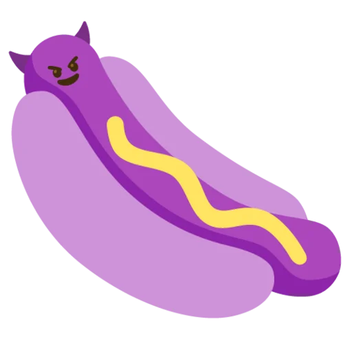 😈 Стикер «hot dogi dog» для Telegram