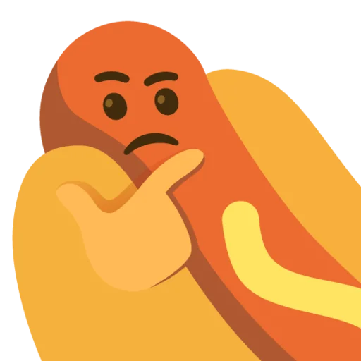 Стикерпак hot dogi dog для Telegram