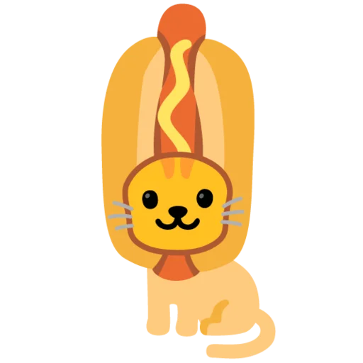 😺 Стикер «hot dogi dog» для Telegram