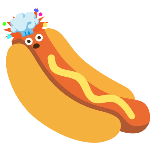 🤯 Стикер «hot dogi dog» для Telegram