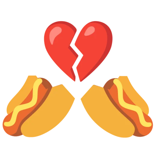 💔 Стикер «hot dogi dog» для Telegram
