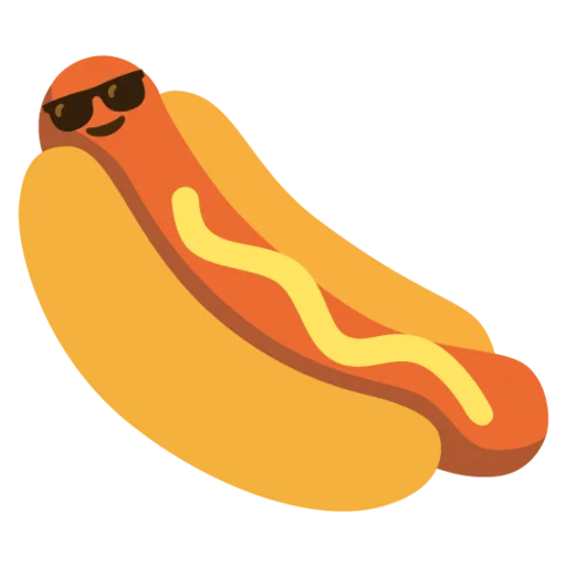 😎 Стикер «hot dogi dog» для Telegram