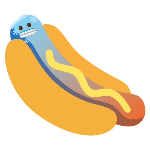🥶 Стикер «hot dogi dog» для Telegram