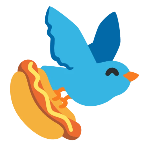 🕊 Стикер «hot dogi dog» для Telegram