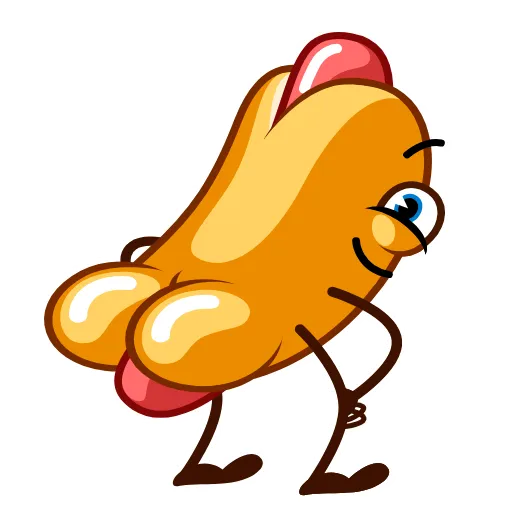 Стикерпак Hot Dog для Telegram