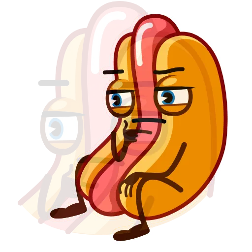 😗 Стикер «Hot Dog» для Telegram
