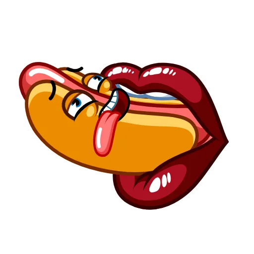 😗 Стикер «Hot Dog» для Telegram