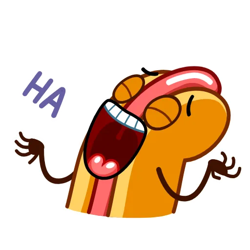 😗 Стикер «Hot Dog» для Telegram