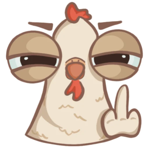 🖕 Стикер «Kuritos» для Telegram