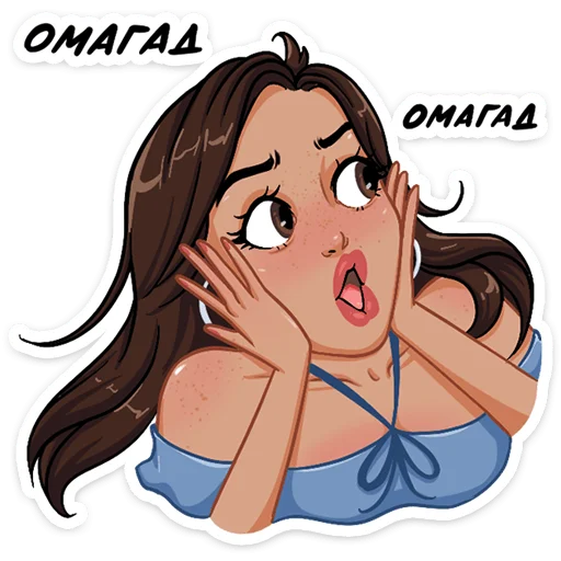 😳 Стикер «Жаркая Летта» для Telegram