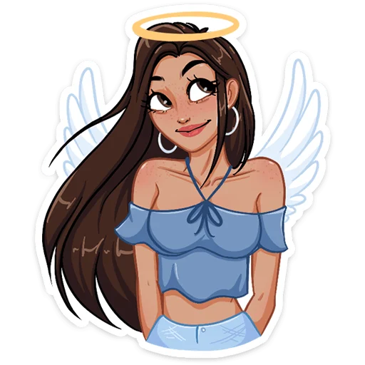 😇 Стикер «Жаркая Летта» для Telegram