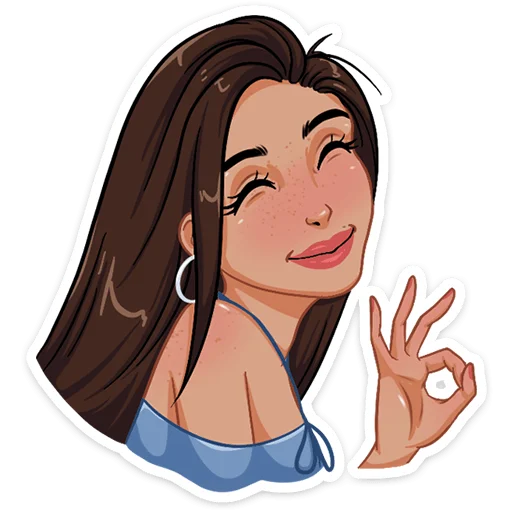 👌 Стикер «Жаркая Летта» для Telegram