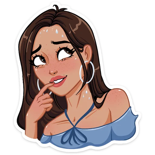 😅 Стикер «Жаркая Летта» для Telegram