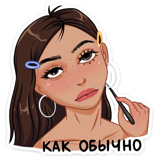 😞 Стикер «Жаркая Летта» для Telegram