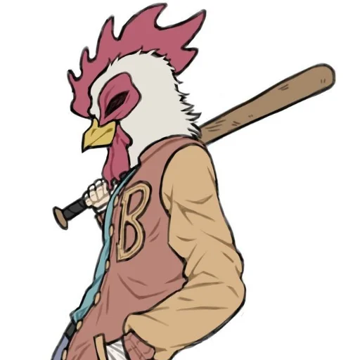 🐦 Стикер «Hotline Miami» для Telegram