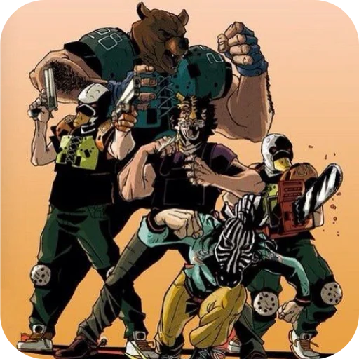 👍 Стикер «Hotline Miami» для Telegram