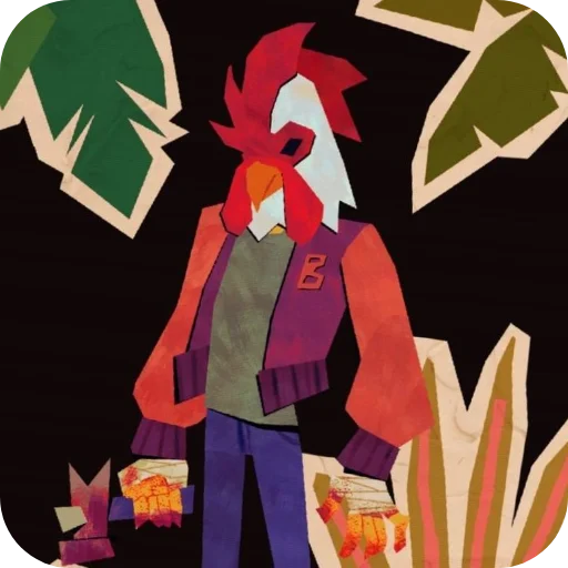 🔥 Стикер «Hotline Miami» для Telegram