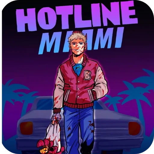 🖼 Стикер «Hotline Miami» для Telegram