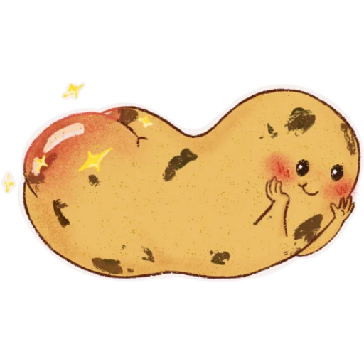 🤭 Стикер «Hot potato» для Telegram