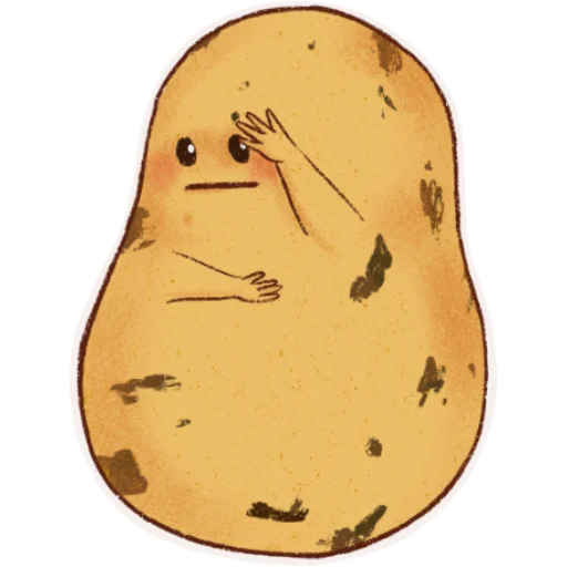 😑 Стикер «Hot potato» для Telegram