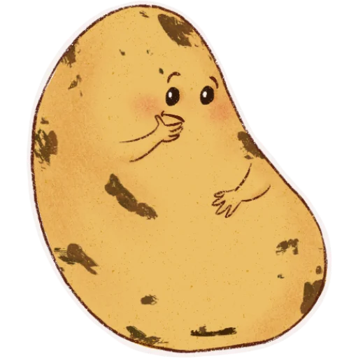 🤔 Стикер «Hot potato» для Telegram