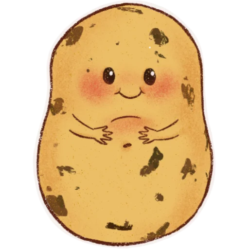 😋 Стикер «Hot potato» для Telegram