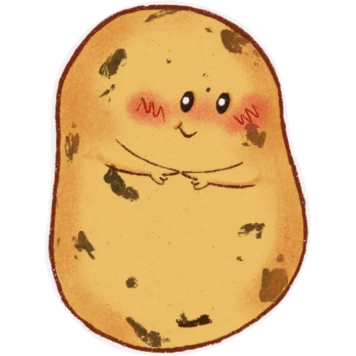 ☺️ Стикер «Hot potato» для Telegram
