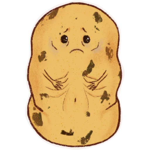 🥴 Стикер «Hot potato» для Telegram
