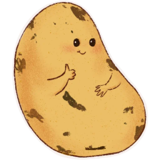 👍 Стикер «Hot potato» для Telegram