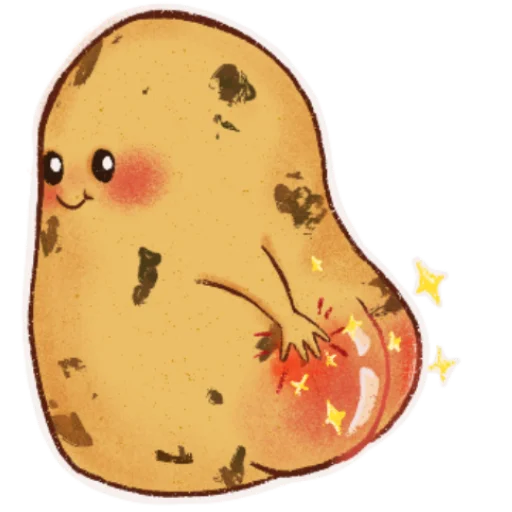 😘 Стикер «Hot potato» для Telegram