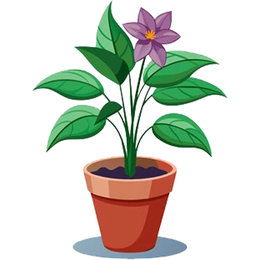🪴 Стикер «House Plants» для Telegram