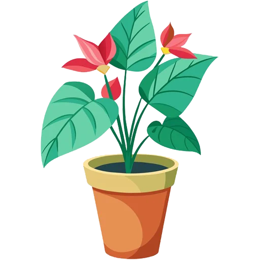 🪴 Стикер «House Plants» для Telegram