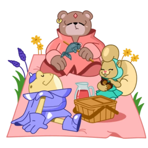 🍞 Стикер «House Party» для Telegram