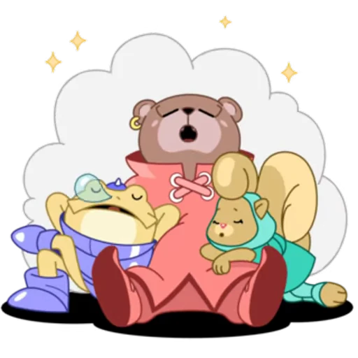 🥱 Стикер «House Party» для Telegram