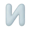 🤗 Эмодзи «Буквы в пастельных тонах» для Telegram