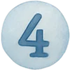 4️⃣ Эмодзи «Буквы в пастельных тонах» для Telegram