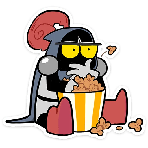 ⭐ Стикер «Говард и Скинни» для Telegram