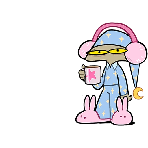 😴 Стикер «Говард и Скинни Без Текста» для Telegram