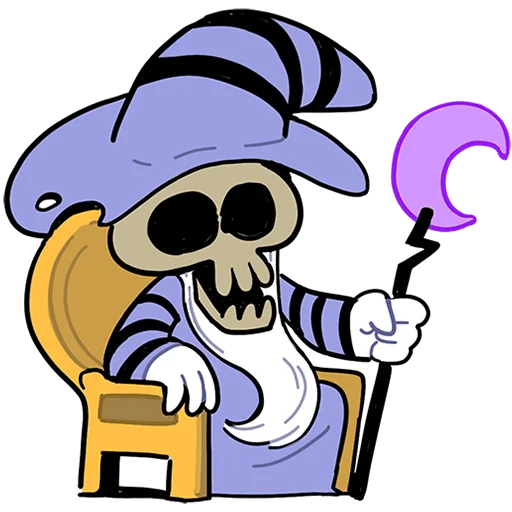 💀 Стикер «Говард и Скинни Без Текста» для Telegram