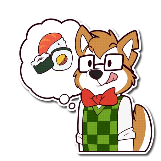 🍣 Стикер «Howee» для Telegram