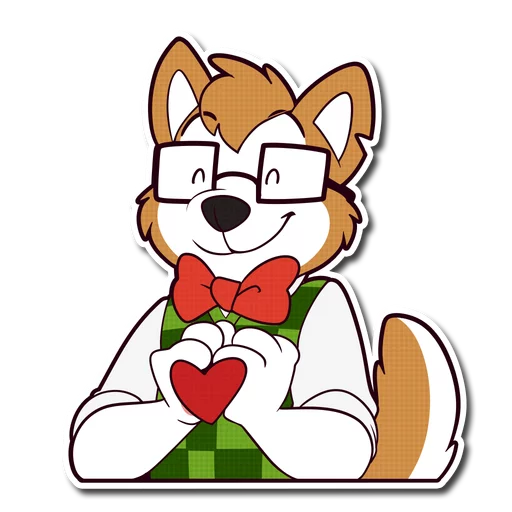 ❤ Стикер «Howee» для Telegram