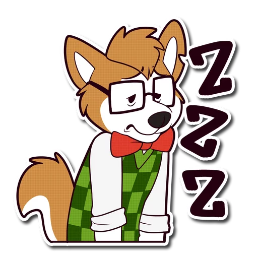 💤 Стикер «Howee» для Telegram