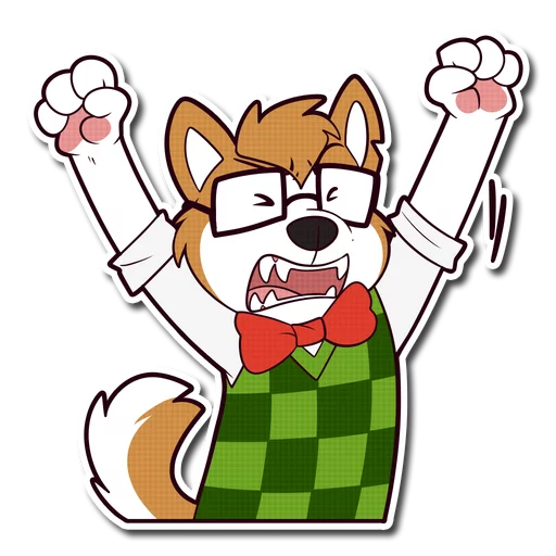 💢 Стикер «Howee» для Telegram