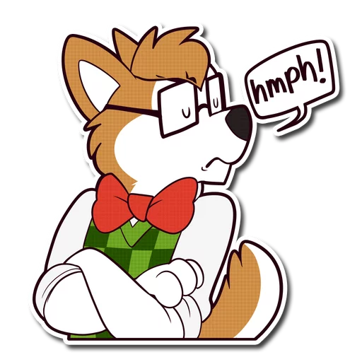 😤 Стикер «Howee» для Telegram